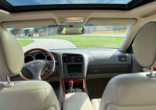 Lexus GS cena 42900 przebieg: 238000, rok produkcji 2001 z Babimost małe 704